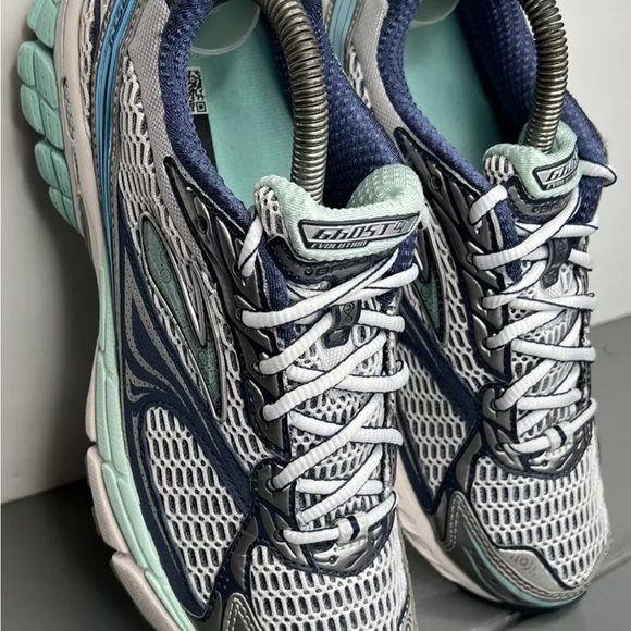 Brooks Ghost 4 Womens Sz 8.5B Evolution Blue/Navy 1200921B984 Superb Clean! - Picture 9 of 16